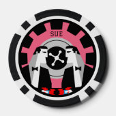 Casino Gambling Poker Roulette Pokerchips (Rückseite)