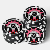 Casino Gambling Poker Roulette Pokerchips (Stapel)