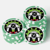 Casino Gambling Poker Roulette Pokerchips (Stapel)