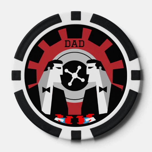 Casino Gambling Poker Roulette Pokerchips (Vorderseite)