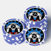 Casino Gambling Poker Roulette Pokerchips (Stapel)