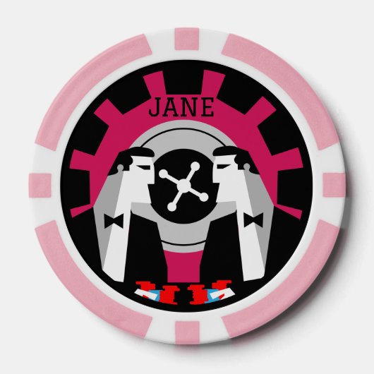 Casino Gambling Poker Roulette Pokerchips (Vorderseite)