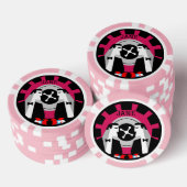 Casino Gambling Poker Roulette Pokerchips (Stapel)