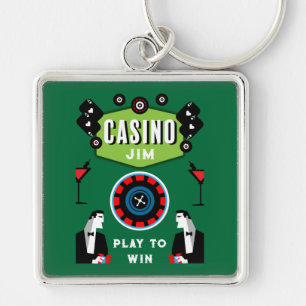 Casino Gambling Poker Roulette Schlüsselanhänger