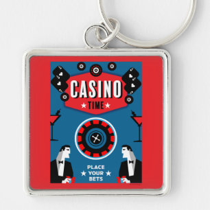 Casino Gambling Poker Roulette Schlüsselanhänger