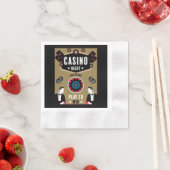 Casino Gambling Poker Roulette Serviette (Beispiel)
