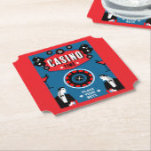 Casino Gambling Poker Roulette Untersetzer (angewinkelt)