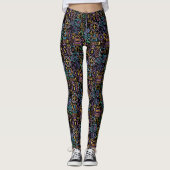 Casino Gambling Pop Mode Leggings (Vorderseite)