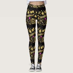 Casino Gambling Pop Mode Leggings