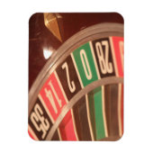 Casino Gambling Roulette Rad Vintag Retro Stil Magnet (Vertikal)