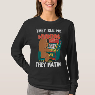 Casino Gambling Spielautomat Spielhalle - Freie Sp T-Shirt