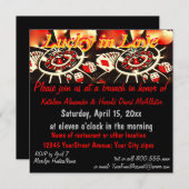 Casino Gambling Theme Einladung (Vorne/Hinten)