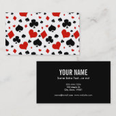 Casino Gaming Poker Visitenkarte (Vorne/Hinten)