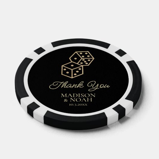 Casino Gastgeschenk Hochzeit Poker Chips (Einzeln)