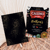 Casino Geburtstag Einladung