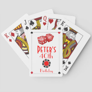 Casino Geburtstagsparty Fantastische Karten spiele Spielkarten
