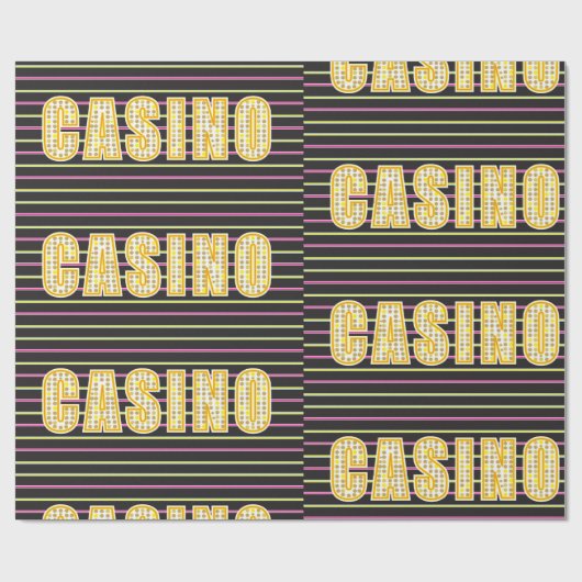 Casino Geschenkpapier (Flach)