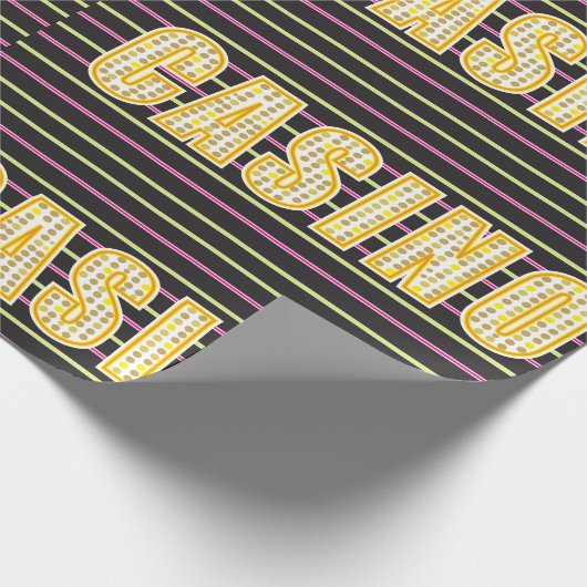 Casino Geschenkpapier (Ecke)