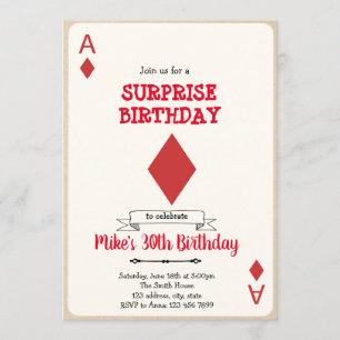 Casino-Glücksspiel-Karte Einladung