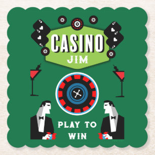 Casino Glücksspiel Poker Roulette Untersetzer