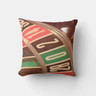 Casino Glücksspiel Roulette Rad Vintage Retro Stil Kissen