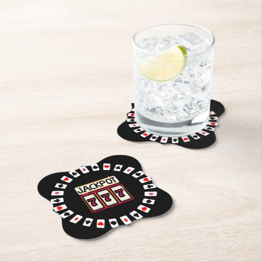 Casino Hit the Jackpot 777 Untersetzer (Vor Ort)