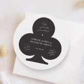 Casino Hochzeit Speichern Sie das Datum Save The Date