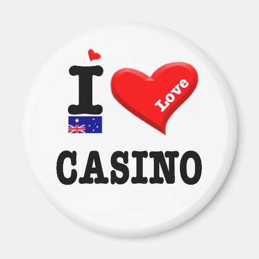 CASINO - I-Liebe Magnet (Vorne)