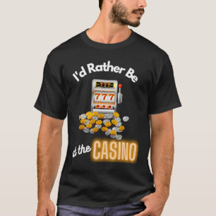 Casino-ID ist eher am Spielautomaten des Casinos T-Shirt