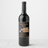 Casino Junggeselinnen-Abschied | Las Vegas Slot Ma Weinetikett (Vorderseite)