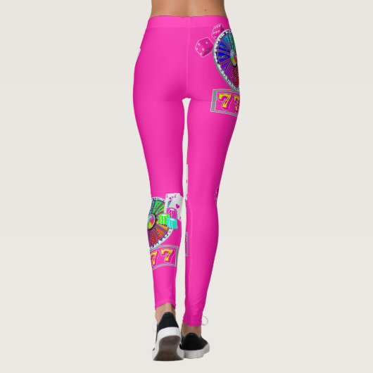Casino Karten Karten Karten Karten Karten Karten m Leggings (Rückseite)