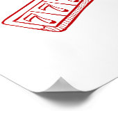 Casino Las Vegas Bachelorette Party Welcome Poster (Ecke)