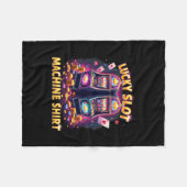 Casino Las Vegas Gambling Lovers Lucky Slot Machin Fleecedecke (Vorderseite (Horizontal))