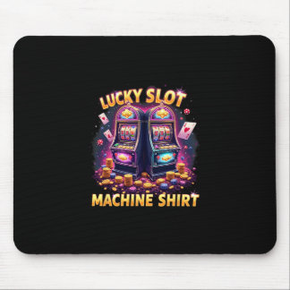 Casino Las Vegas Gambling Lovers Lucky Slot Machin Mousepad