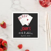 Casino Las Vegas Geburtstag Personalisiert Napoleo Serviette (Beispiel)