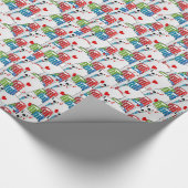 Casino Las Vegas Geschenkpapier (Ecke)