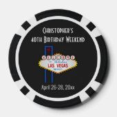 Casino Las Vegas Parco Civico-Ciani Pokerchips (Rückseite)