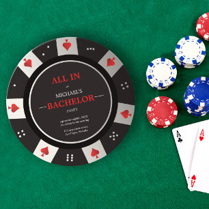 Casino Las Vegas Pokerchip Junggesellenparty Einladung