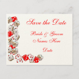 Casino Las Vegas Wedding Save the Date Cards