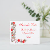 Casino Las Vegas Wedding Save the Date Cards (Stehend Vorderseite)