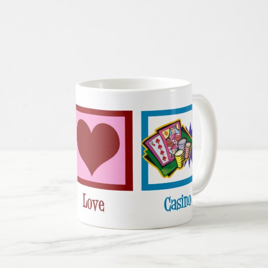 Casino Liebe Kaffeetasse (VorderseiteRechts)