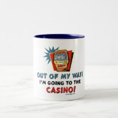 Casino Lovers Zweifarbige Tasse (Mittel)