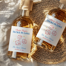 Casino Lucky Liebe Casino Alkoholflaschenetikett