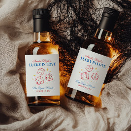 Casino Lucky Liebe Casino Alkoholflaschenetikett