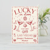 Casino Lucky Liebe Casino Einladung (Stehend Vorderseite)