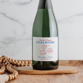 Casino Lucky Liebe Casino Schaumweinetikett