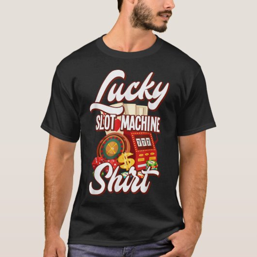 Casino Lucky Slot T-Shirt (Vorderseite)