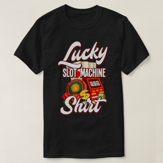 Casino Lucky Slot T-Shirt (Design vorne)