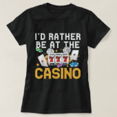 Casino Lugano Spielspazierweg Las Vegas T-Shirt (Design vorne)