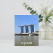 Casino Marina Bay Postkarte (Stehend Vorderseite)